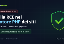 Falla RCE php2shell nel motore PHP: contromisure attive sui server LimeNetwork